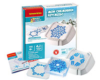 Логическая игра Мои снежинки Кружево