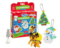 Набор для творчества Новогодняя аквамозаика 1000 бусин