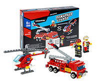 Конструктор Пожарная Служба Вертолет Машина